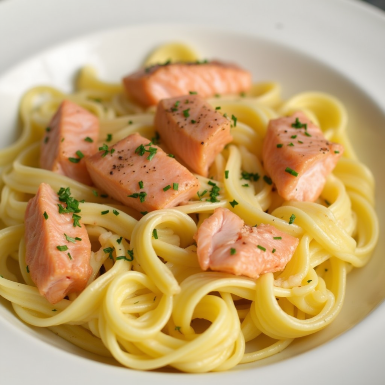 tagliatelle with saumon